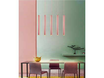 178979 9 ruzove led zavesne thin svitidlo 5w 20cm 4000k