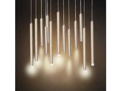 Fialové LED závěsné thin svítidlo 5W 20cm 4000K