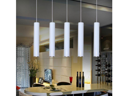 Bílé LED závěsné thin svítidlo 5W 30cm 4000K