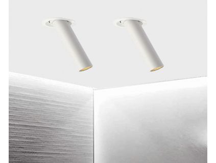Bílé LED vestavné thin svítidlo 5W 4000K (Barva těla Bílá, Délka 10cm)