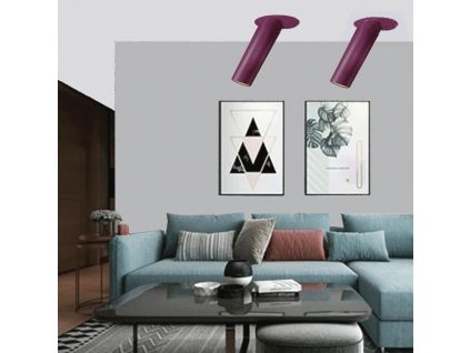 Fialové LED vestavné thin (Délka 10cm)