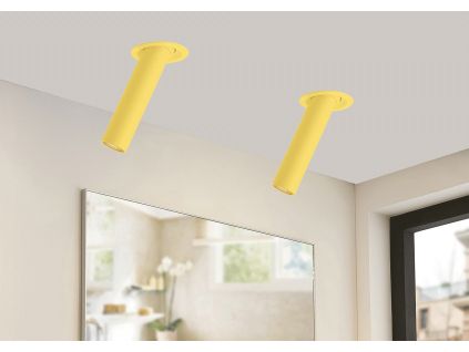 179075 6 zlute led vestavne thin svitidlo 5w 10cm 4000k