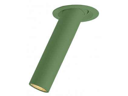 Zelené LED vestavné thin svítidlo 5W 20cm 4000K