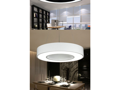 Bílý stropní LED panel kruh 48W denní bílá