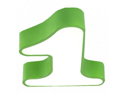 179297 zeleny stropni led panel jednicka 18w denni bila