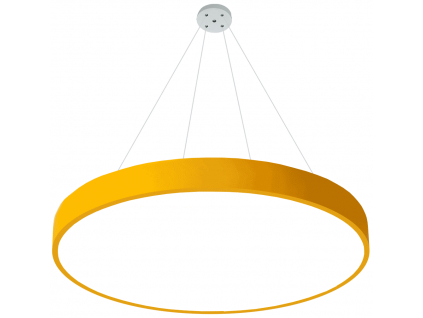 Závěsný Žlutý designový LED panel 500mm 36W denní bílá