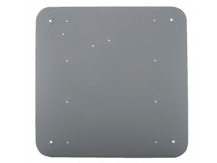 Závěsný Šedý designový LED panel 600x600mm 48W teplá bílá