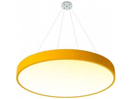 Závěsný Žlutý designový LED panel 600mm 48W teplá bílá