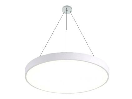 Závěsný bílý LED designový panel kulatý (Barva světla Denní bílá, Výkon 24W 400mm)