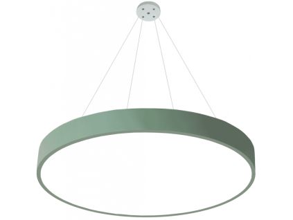 Závěsný Zelený LED designový panel kulatý (Barva světla Denní bílá, Výkon 24W 400mm)