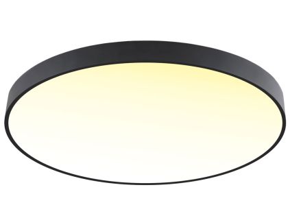 Černý designový LED panel kulatý (Barva světla Denní bílá, Výkon 24W 400mm)