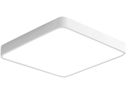 Bílý designový LED panel hranatý (Barva světla Denní bílá, Výkon 24W 400x400mm)
