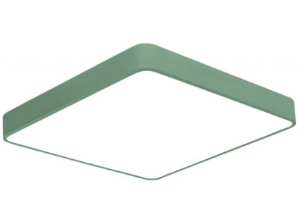 Zelený designový LED panel hranatý (Barva světla Denní bílá, Výkon 24W 400x400mm)