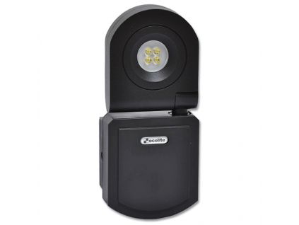181907 cerny led reflektor 10w studena bila