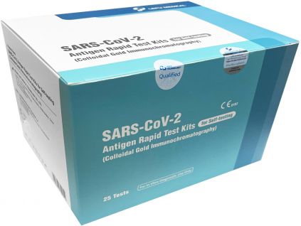 SARS-CoV-2 LEPU Antigen Rychlotest z kraje nosu sada 25 ks