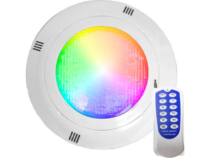 LED bazénové světlo RGB PAR56 24W 24V s ovladačem