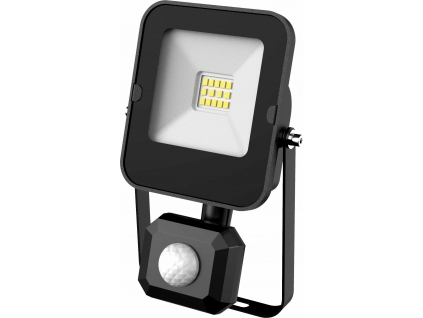 LED reflektor 10W s PIR pohybovým čidlem SMD denní bílá
