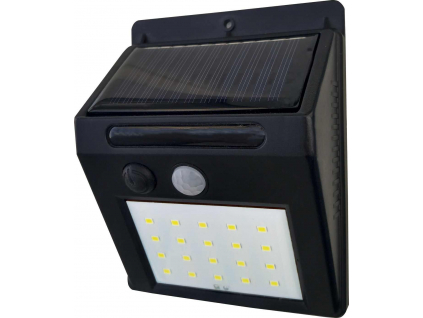 Nástěnné LED svítidlo EMA SOLAR PIR 20LED denní bílá