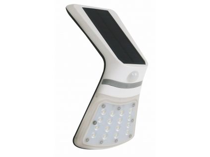 183538 1 bile nastenne led svetlo fox solar pir 16ledw denni bila