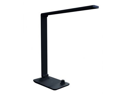 183790 7 cerna led stolni lampicka master 10w s bezdratovym nabijenim cct