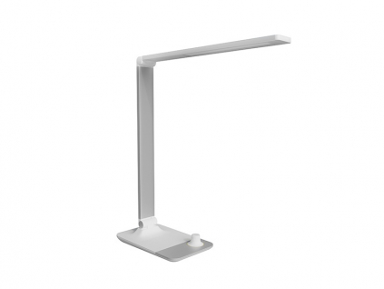 Bílá LED stolní lampička MASTER 10W CCT s bezdrátovým nabíjením