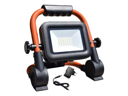 183850 1 led reflektor 30w s baterii work aku denni bila