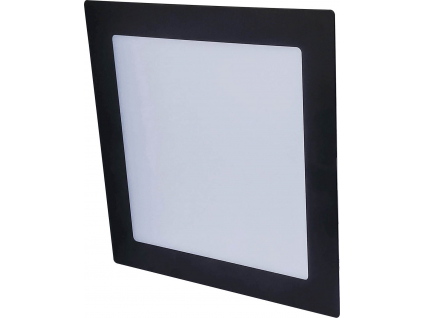 Černé LED vestavné svítidlo 12W Daisy Vega-S denní bílá