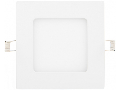 Stmívatelný bílý vestavný LED panel 120x120mm 6W studená bílá