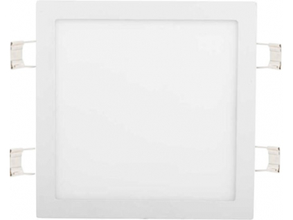 Stmívatelný bílý vestavný LED panel 300x300mm 24W studená bílá