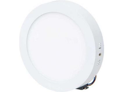 bílý přisazený LED panel 225mm (Barva světla Teplá bílá, Stmívatelnost Stmívatelný, Výkon 18W)