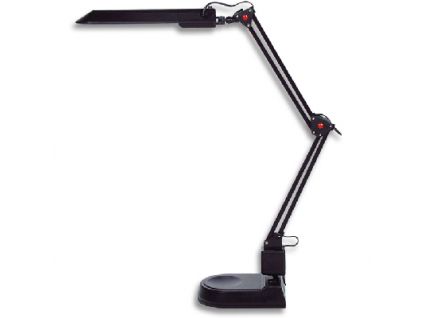 185244 cerna led stolni lampa 8w denni bila adept