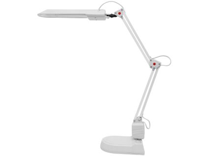 185250 bile led stolni lampa 8w denni bila adept