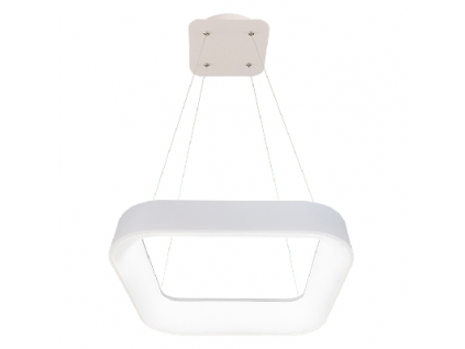 bílé LED závěsné čtvercové svítidlo 40W CCT 3000-6500K NEST