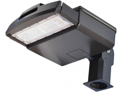 Černé LED veřejné svítidlo s kloubem 50W VO denní bílá