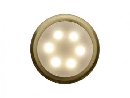 DEKORA 3 dekorativní LED svítidlo 12V 0,5W zlatá teplá bílá