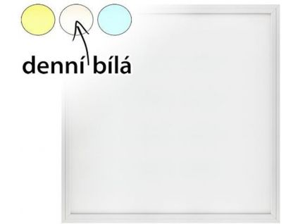 18738 8 bily podhledovy led panel 600x600mm 45w denni bila
