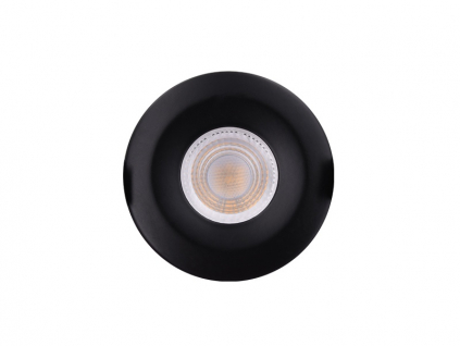 PANLUX PP COB IP65 pevný LED podhled / bodovka 40° černá 8W denní bílá