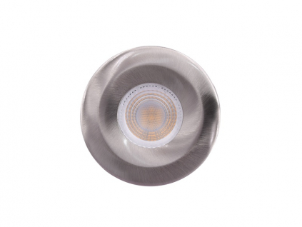 PANLUX PP COB IP65 pevný LED podhled / bodovka 40° chrom broušený 8W denní bílá