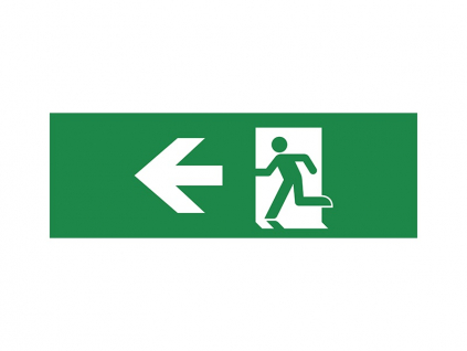 PIKTOGRAM šipka doleva 240 x 75mm