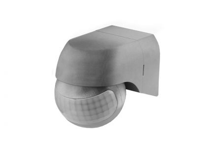 187995 1 sensor pir pohybove cidlo 180 ip44 stribrna