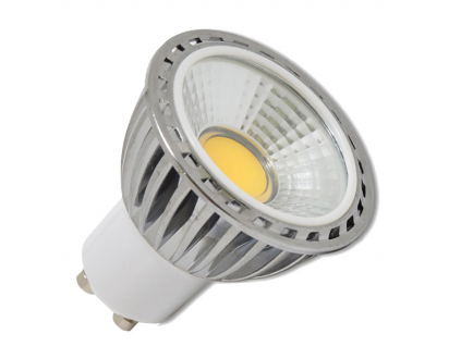LED žárovka GU10 COB 5W V20 teplá bílá
