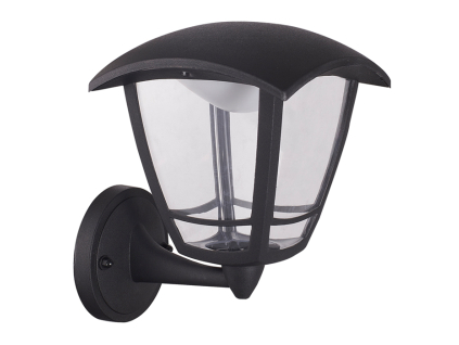 188721 1 cerne led nastenne venkovni svitidlo 8w tepla bila ip44 zgl001b na