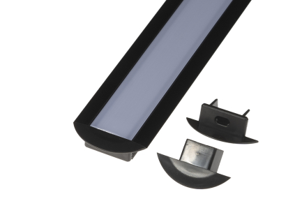 Koncovka profilu V5C černý