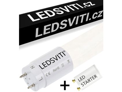 LED trubice 120cm + startér (Barva světla Denní bílá, Stmívatelnost Nestmívatelný, Výkon 18W)