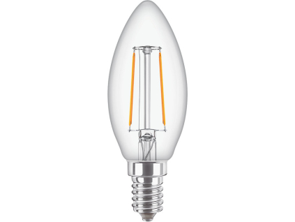 CorePro LEDCandle ND 2-25W E14 B35 827 CL G LED Žárovka 2W 250lm