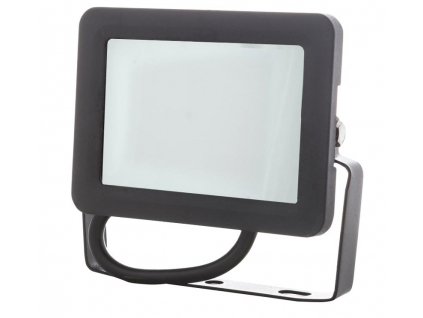 Černý LED reflektor 10W 5000K denní bílá
