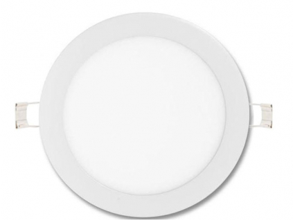 Bílý kulatý vestavný LED panel 300mm 25W denní bílá