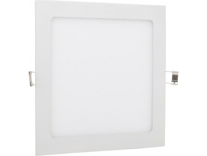 Bílý vestavný LED panel 225 x 225mm 18W teplá bílá