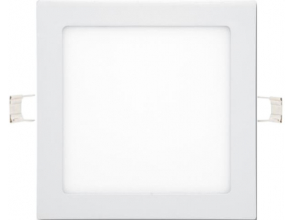 Bílý vestavný LED panel 225 x 225mm 18W denní bílá
