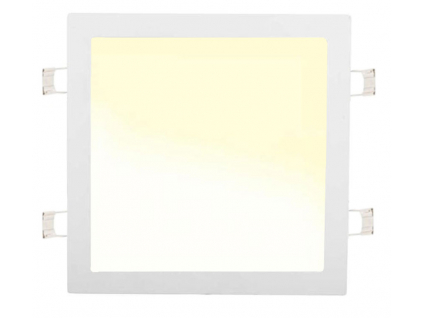 Bílý vestavný LED panel 300 x 300mm 25W teplá bílá